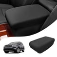 thumbnail image 1 of KBH Car Center Console Lid Armrest Cover Replacement for 2008-2013 Toyota Highlander, Leather Skin Upholstery for Arm Rest Box Lid, Black, 1 of 5