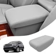 thumbnail image 1 of KBH Car Center Console Lid Armrest Cover Replacement for 2008-2013 Toyota Highlander, Leather Skin Upholstery for Arm Rest Box Lid, Gray, 1 of 5