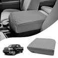 thumbnail image 1 of KBH Center Console Cover for 2007-2013 Toyota Tundra & 2008-2022 Sequoia, Middle Console Armrest Cushion Pad for Truck Interior Accessories, Gray, 1 of 8