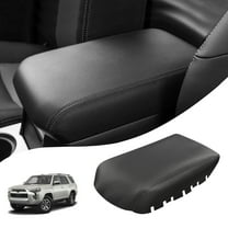 KBH Center Console Armrest Cover Replacement for 2010-2023 Toyota 4Runner Accessories, Anti-Scratch Leather Trim Interior, Car Arm Rest Skin Upholstery, Black