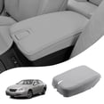 thumbnail image 1 of KBH Center Console Armrest Cover for Lexus ES350 2007 2008 2009, Leather Middle Console Lid Cover Replacement Skin Upholstery Interior Tirm, Gray, 1 of 6