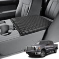 thumbnail image 1 of KBH Car Center Console Cover for 2011-2014 Ford F150 Accessories, Black PU Leather Armrest Seat Cover Cushion Pad, 1 of 9