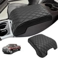 thumbnail image 1 of KBH Center Console Cover for 2011-2016 Ford F250 F350 F450 F550 Super Duty, Middle Console Lid Armrest Cushion Pad for F250 Truck Accessories Interior, 1 of 8