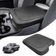thumbnail image 1 of KBH Center Console Cover for Dodge Ram 1500 2013-2018, Ram 2500/3500/1500 Classic Model 2013-2025, PU Leather Armrest Cover Middle Console Lid Cover Accessories(Black), 1 of 8