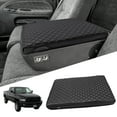 thumbnail image 1 of KBH Center Console Cover for Dodge Ram 1500 2500 3500 1994-2001, 19"x15" Jump Seat, Black Leather Armrest Cover Cushion Pad for Truck Interior Accessories, 1 of 9