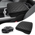 thumbnail image 1 of KBH Center Console Cover for Dodge Ram 1500/2500/3500 2019-2026, Leather Middle Console Armrest Cover for Ram 1500 Accessories, Cushion Pad Anti-Scratch(Bucket Seat Only), 1 of 8