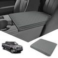 thumbnail image 1 of KBH Center Console Cover for Ford F150 2011-2014 with Jump Seat Console, PU Leather Middle Console Cover, Armrest Box Protective Cover for Truck Interior Accessories (Dark Gray), 1 of 8