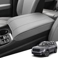 thumbnail image 1 of KBH Center Console Cover for Honda Pilot Accessories 2023-2026 & Ridgeline/Passport 2024-2026, Leather Armrest Cover Anti-Scratch Middle Console Pad Protector, Gray, 1 of 8