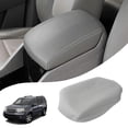 thumbnail image 1 of KBH Center Console Lid Armrest Cover for Honda Pilot 2009-2015, Car Arm Rest Cover Replacement Upholstery, Gray (Leather Skin Only), 1 of 10