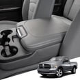 thumbnail image 1 of KBH Center Console Cover Replacement for Dodge Ram 1500 2013-2018, Ram 2500/3500/1500 Classic Model 2013-2025, PU Leather Console Armrest Cover Protector (Gray), 1 of 11