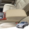 thumbnail image 1 of KBH Center Console Cover for 1998-2005 Lexus GS300 GS400 GS430, Middle Console Arm Rest Lid Cushion Cover, Anti-Scratch Leather Trim Interior, Beige, 1 of 7