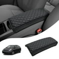 thumbnail image 1 of KBH Center Console Cover for 2004-2009 Toyota Prius Accessories, Car Middle Console Lid Armrest Cover, Leather Anti-Scratch Cushion Pad, Black, 1 of 7