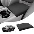 thumbnail image 1 of KBH Center Console Cover for 2004-2010 Ford F150 Accessories, Washable Fabric Arm Rest Protector Covering for Car, Black(Fits Jump Seat Console Only), 1 of 8