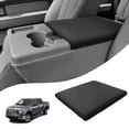thumbnail image 1 of KBH Center Console Cover for 2011-2014 Ford F150 Accessories, Washable Arm Rest Protector Covering for Car, Black(Fits Jump Seat Console Only), 1 of 9
