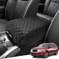 thumbnail image 1 of KBH Center Console Cover for 2013-2020 Infiniti QX60 JX35 & Nissan Pathfinder, Leather Arm Rest Cover Cushion Pad for Car Interior Accessories, 1 of 7
