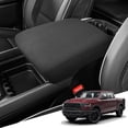 thumbnail image 1 of KBH Center Console Cover for 2019-2026 Dodge Ram 1500/2500/3500, Washable Fabric Armrest Lid Protector for Ram 1500 Accessories, Black, 1 of 8