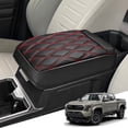 thumbnail image 1 of KBH Center Console Cover for 2024-2026 Toyota Tacoma & 2025 2026 Toyota 4Runner, Anti-Scratch Leather Middle Console Armrest Lid Cover Cushion Pad, 1 of 8
