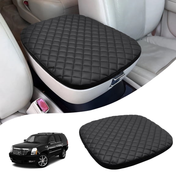 KBH Center Console Cover for Cadillac Escalade 2007-2014, Armrest Lid Protective Cover for Car Interior Accessories