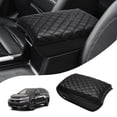 thumbnail image 1 of KBH Car Armrest Cover for Honda CRV Accessories 2017-2022, Leather Middle Console Lid Cushion Protector Interior Trim, 1 of 7