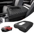 thumbnail image 1 of KBH Center Console Cover for Toyota Tundra 2014-2021, Car Armrest Cushion Pad for Tundra Accessories, Anti-Scratch Leather Middle Console Cover, 1 of 8