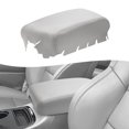 thumbnail image 1 of KBH Center Console Lid Armrest Cover for 2011-2020 Dodge Durango & Jeep Grand Cherokee, Leather Skin Upholstery Replacement for Car Accessories Interior, Gray, 1 of 7