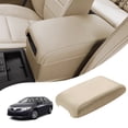 thumbnail image 1 of KBH Center Console Lid Armrest Cover Replacement for Toyota Camry Accessories 2012-2017, Car Arm Rest Covering Skin Upholstery, Beige (Leather Part Only), 1 of 9