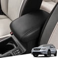 thumbnail image 1 of KBH Center Console Lid Armrest Cover for Subaru Crosstrek Accessories 2012-2017 & Impreza 2012-2016, Car Arm Rest Cover Replacement Upholstery, Black (Leather Skin Only), 1 of 6