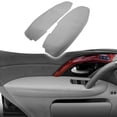 thumbnail image 1 of KBH Door Panel Armrest Cover Replacement for Acura RL 2005-2010, Leather Front Door Arm Rest Skin Upholstery for Car Interior Accessories, 1 Pair, Gray, 1 of 5