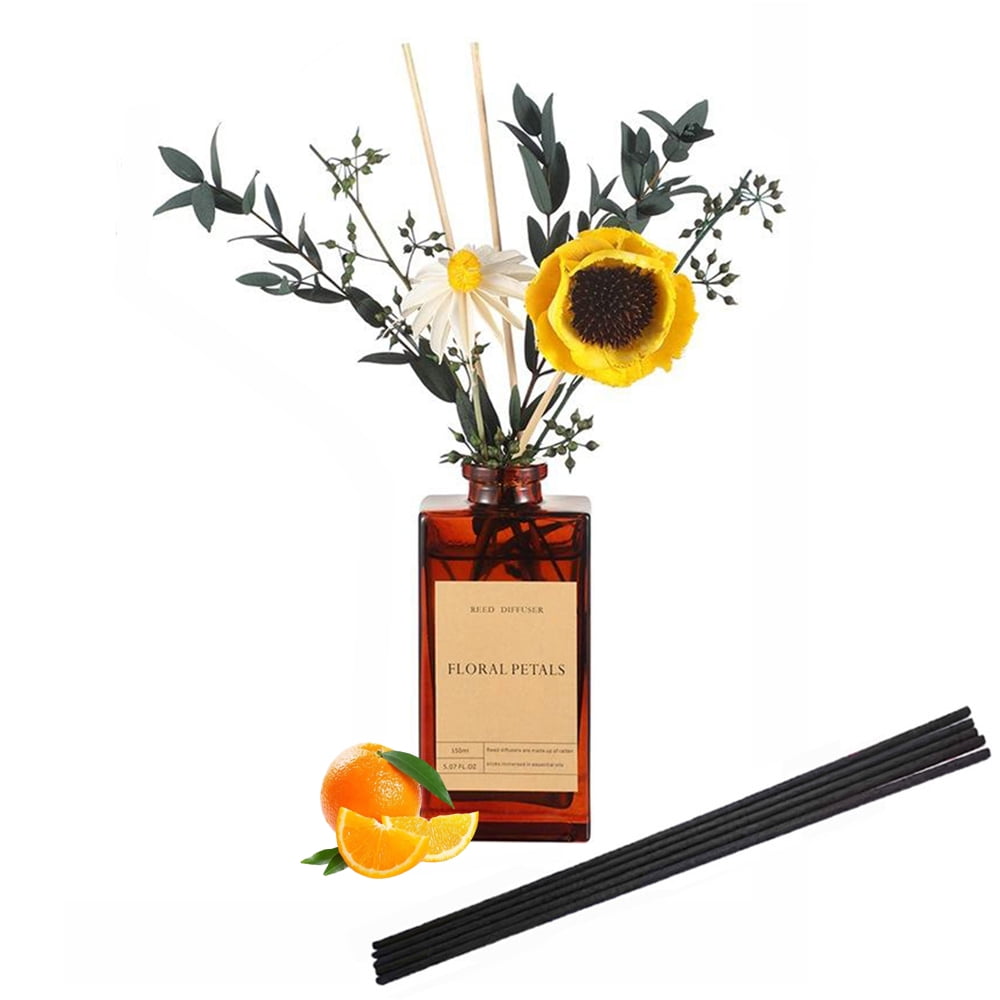 KBHOMFRA Reed Diffuser 5.07fl.oz Basil Citrus Scent Home Fragrance ...