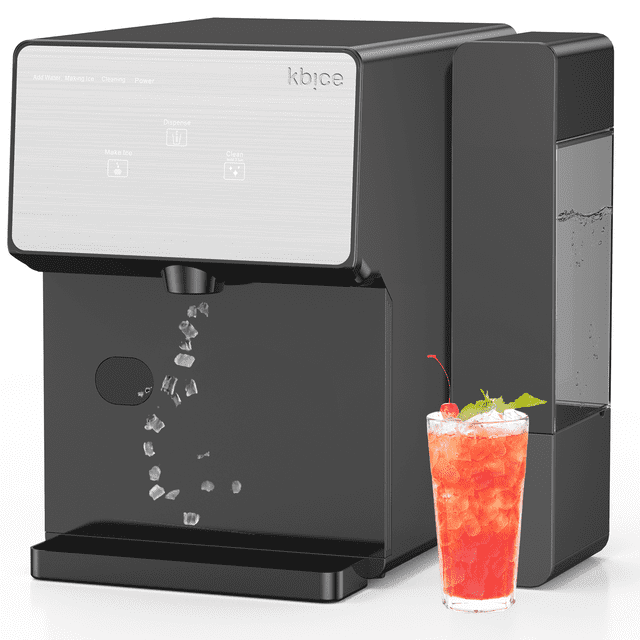 KBICE 3.0 Self Dispensing Countertop Nugget Ice Maker, Crunchy Pebble