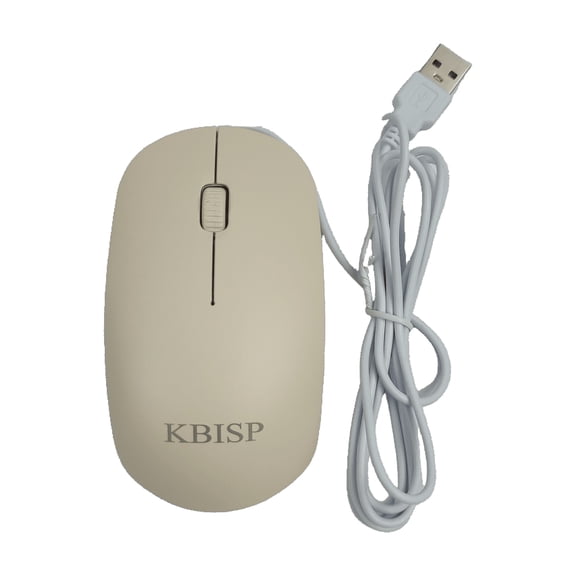 KBISP Wired USB Computer Mouse Pink Slim Optical Mouse for Laptop/Desktop