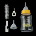 thumbnail image 1 of KBKYBUYZ 4PCS/ Set Pet Puppy Feeding Bottle Small Dog Cats Milk Nursing Care Kit Liquid Feeding Supplies 150ML with 1 Replacement Nipples,1 Brush and 1 Needle for Pet Supplies, Yellow, 1 of 5