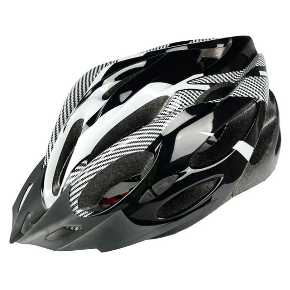 KBKYBUYZ Clearance Adult Bicycle Helmet, Black/White (Men/Women)