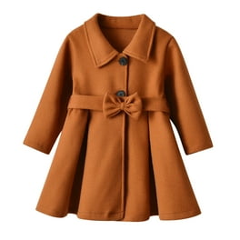 Canrulo Newborn Baby Girls Wool Coats Solid Balls Long Sleeve Turn Down Fur Collars Winter Warm Princess Outwear Purple 6 12 Months Walmart