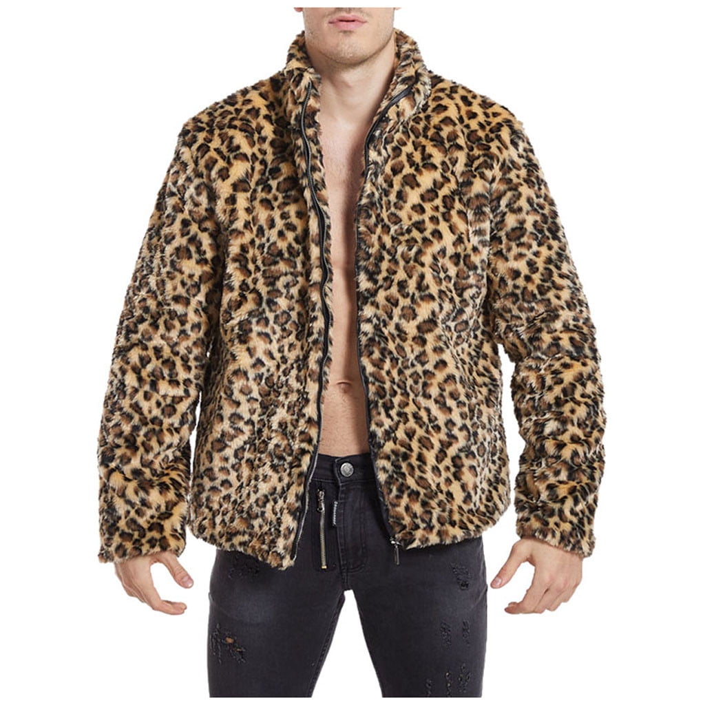 Men's Winter Clothes, Thick Parkas Hooded Fox Fur Jacket Fz52
