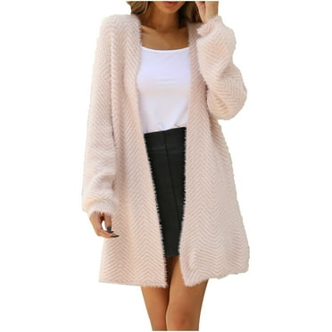 KBKYBUYZ Stylish Women Long Sleeve Casual Long Cardigan Coat Sweater Outerwear