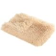 thumbnail image 1 of KBKYBUYZ Warm Soft Sleep Mat Doggy Mat Pet Blanket Small Dog Blanket Solid Color Dog Blanket Dog Blanket for Small Dogs Plush Thickened Fuzzy Dog Blanket Cats Blanket Pet Puppy 22.0" x 14.2", Beige, 1 of 1