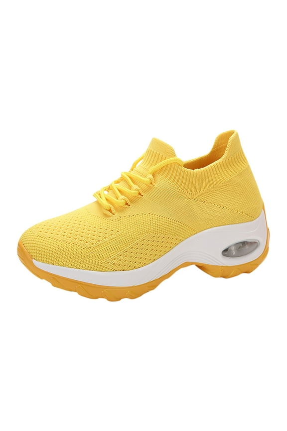 Women's Shoes Sports Breathable Women Flying Woven Socks Shoes Walking Casual Running Sneakers Women's Shoes Clearance