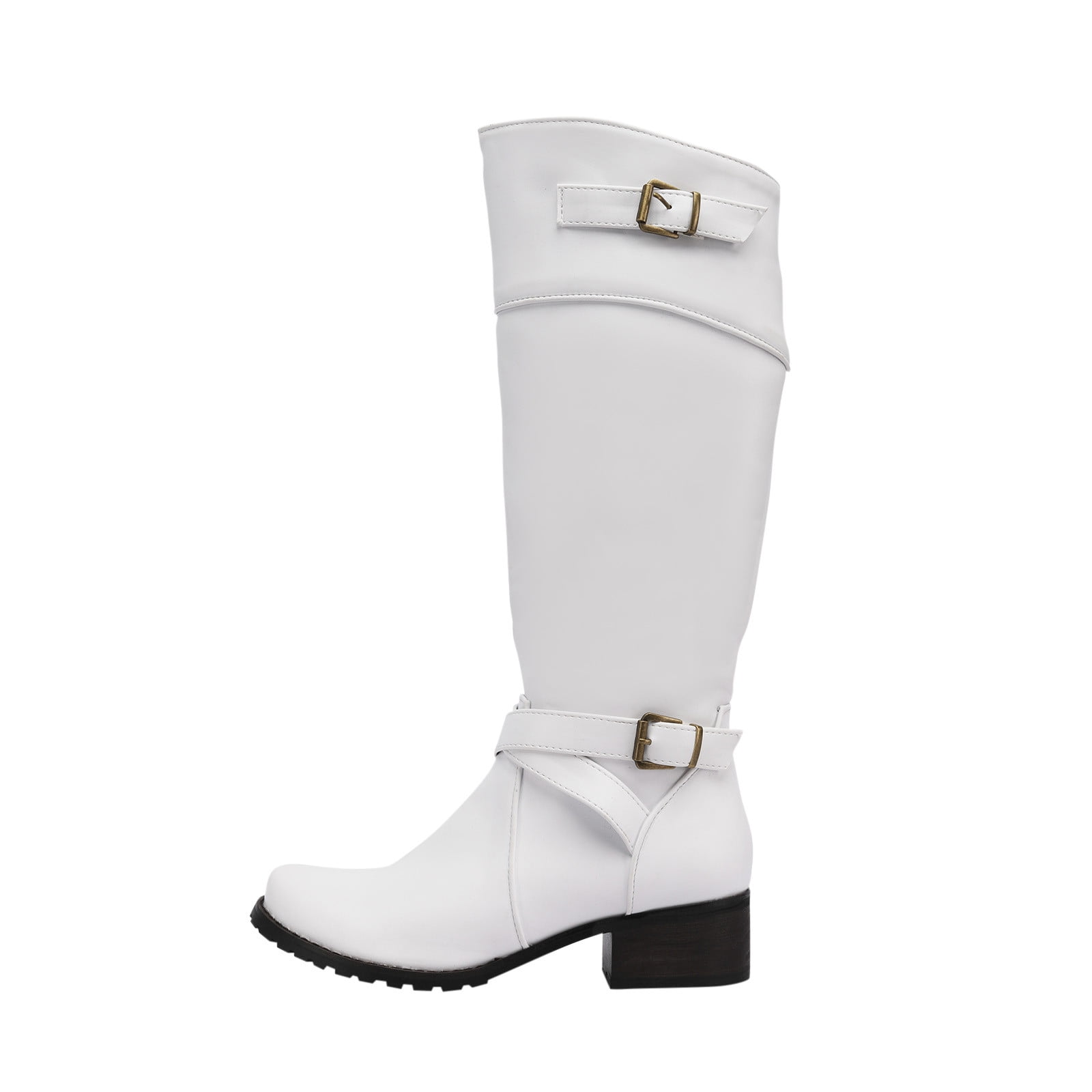 【COLOR iN ID】belt middle low boots KBKYBUYZ-Women-s-Winter-Boots-