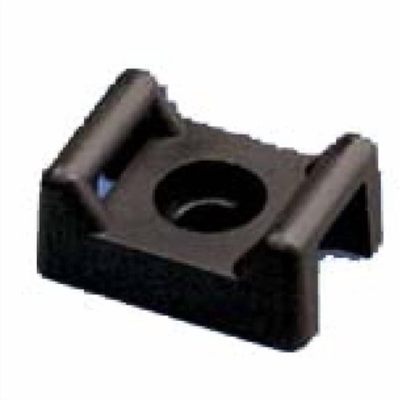 KBM-183AA-5 - CABLE TIE MOUNT BLK 16X11MM SCREW #8 (5 pcs/pkg)