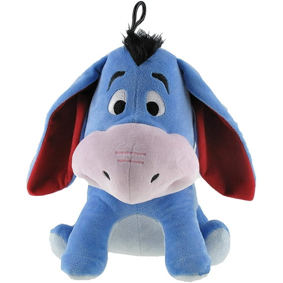 KBNL Licensed Plush Keychain Assorted- Mickey, Minnie, Lilo and Stitch, Sally, Winnie The Pooh, Jack & Eeyore (Eeyore)