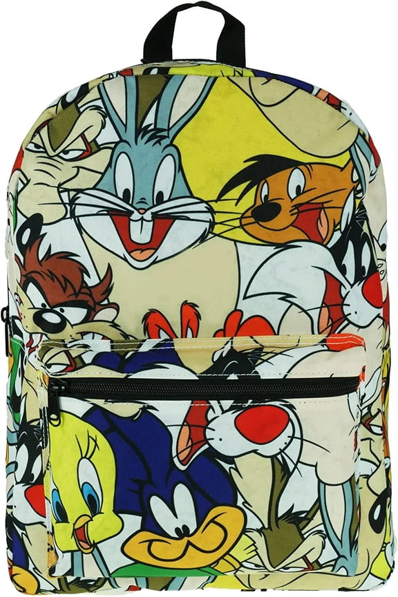Looney Tunes Deluxe All Over Print Backpack - 64961,Multicolor