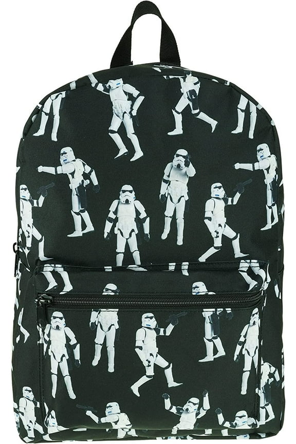 Star Wars -Storm Trooper Deluxe All Over Print Backpack - 64957, Black