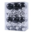 thumbnail image 1 of KBODIU 24 PCS Christmas Balls 6cm/2.36in Christmas Tree Balls Ornaments Set Shatterproof Christmas Bulbs Xmas Tree Hanging Decorations for Holiday, Wedding Decor, 1 of 3