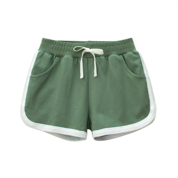 KBODIU Boys' Shorts Toddler Boy Cotton Shorts Boys Girls Summer Athletic Basketball Shorts Size 1-6 Years