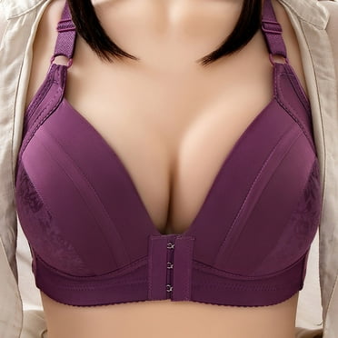 KBODIU Bra for Women Plus Size 1PC Comfort Wirefree Everyday Bra Women Fashion Wire Free Push Up Bra Gathering Bra Anti-Sagging Bra for Women Wireless Full-Coverage Bra