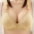 thumbnail image 1 of KBODIU Bra for Women Plus Size 1PC Comfort Wirefree Everyday Bra Women Full Coverage Bra without Steel Rings Minimizer Bras Gathering Bra Anti-Sagging Bra Double Support, 1 of 3