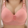 thumbnail image 1 of KBODIU Bra for Women Plus Size 1PC Comfort Wirefree Everyday Bra Women Full Coverage Bra without Steel Rings Minimizer Bras Gathering Bra Anti-Sagging Bra Double Support, 1 of 3