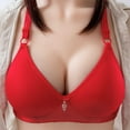 thumbnail image 1 of KBODIU Bra for Women Plus Size 1PC Comfort Wirefree Everyday Bra Women Full Coverage Bra without Steel Rings Minimizer Bras Gathering Bra Anti-Sagging Bra Double Support, 1 of 3