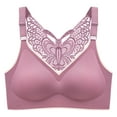 thumbnail image 1 of KBODIU Everyday Bras for Women, Plus Size Comfort Bras, Wirefree Bra 3-Pack Sexy Butterfly Back Top Bra Wire Free Underwears Base Vest Style Sports Lingerie Bras, 1 of 4